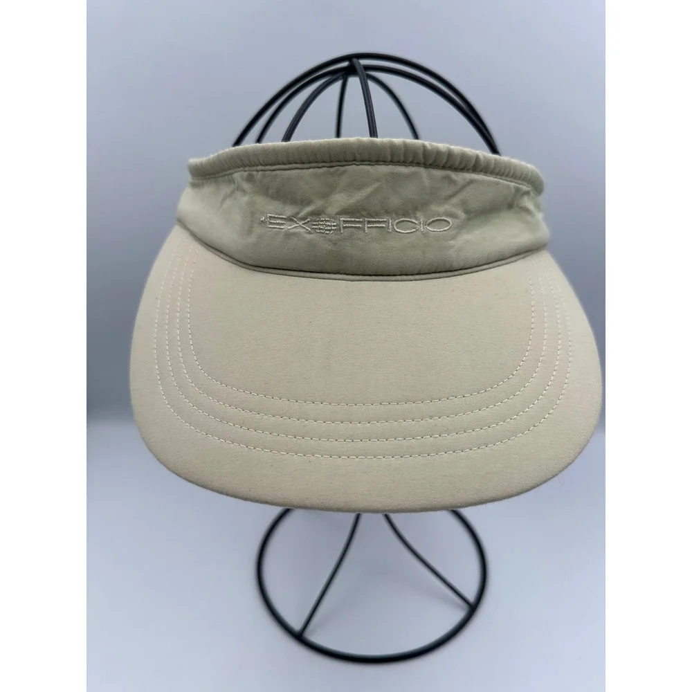 NWT ExOfficio Buzz Off Dryflylite Visor Unisex OS Bone Insect Shield Sun Guard